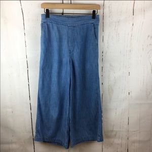 Madewell Wide Leg Cropped Pants XS
